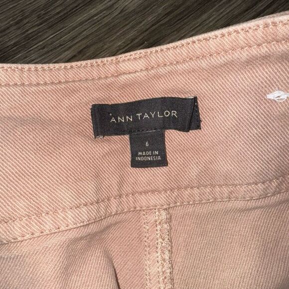 Ann Taylor Size 6 Light Brown Denim Straight Leg Pants - Picture 5 of 5